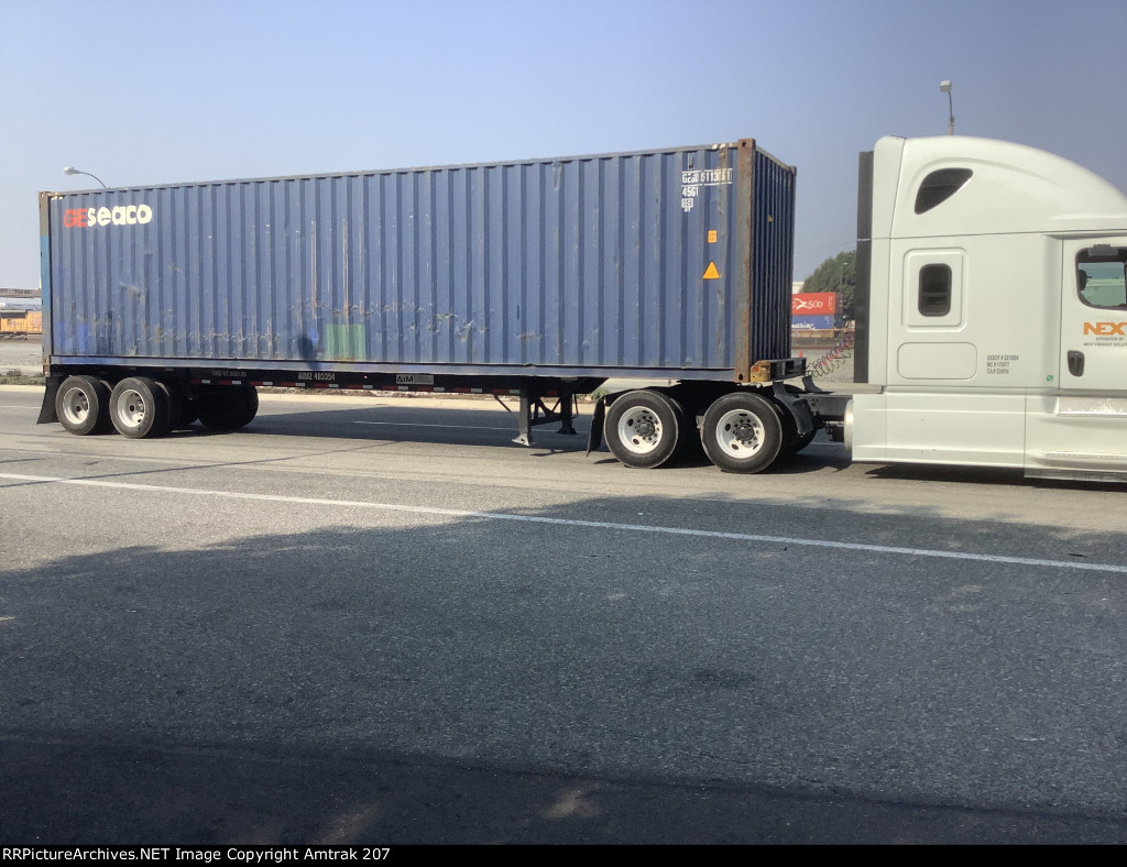 GESeaco Container #611306 Passes Carson