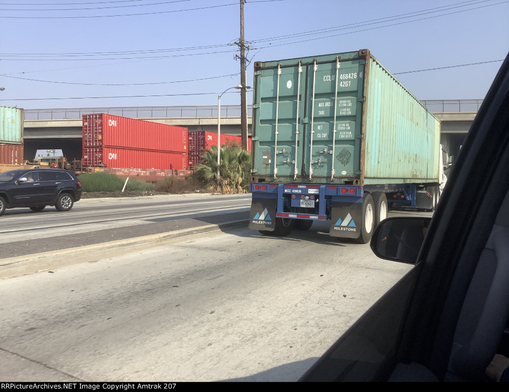 China Shipping Container #468426 Passes Carson