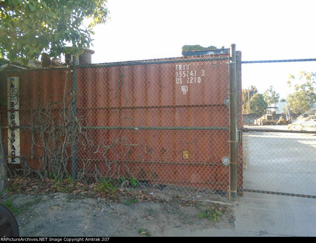 Retired Triton 22' Container #155241 Sits as Storage in Santa Barbara