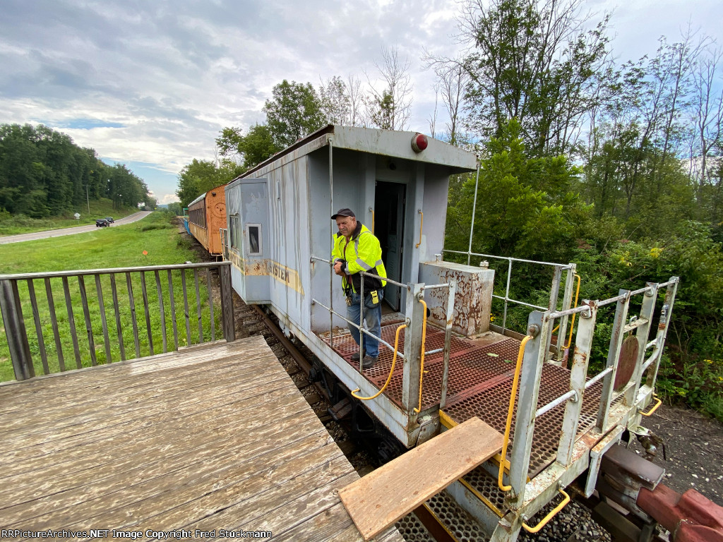 SBD 16627 and a friendly gent who showed me around after hours.