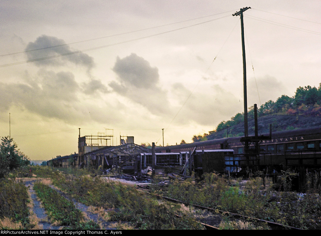 PRR Westbound Receiving Yard in East Altoona, 1965