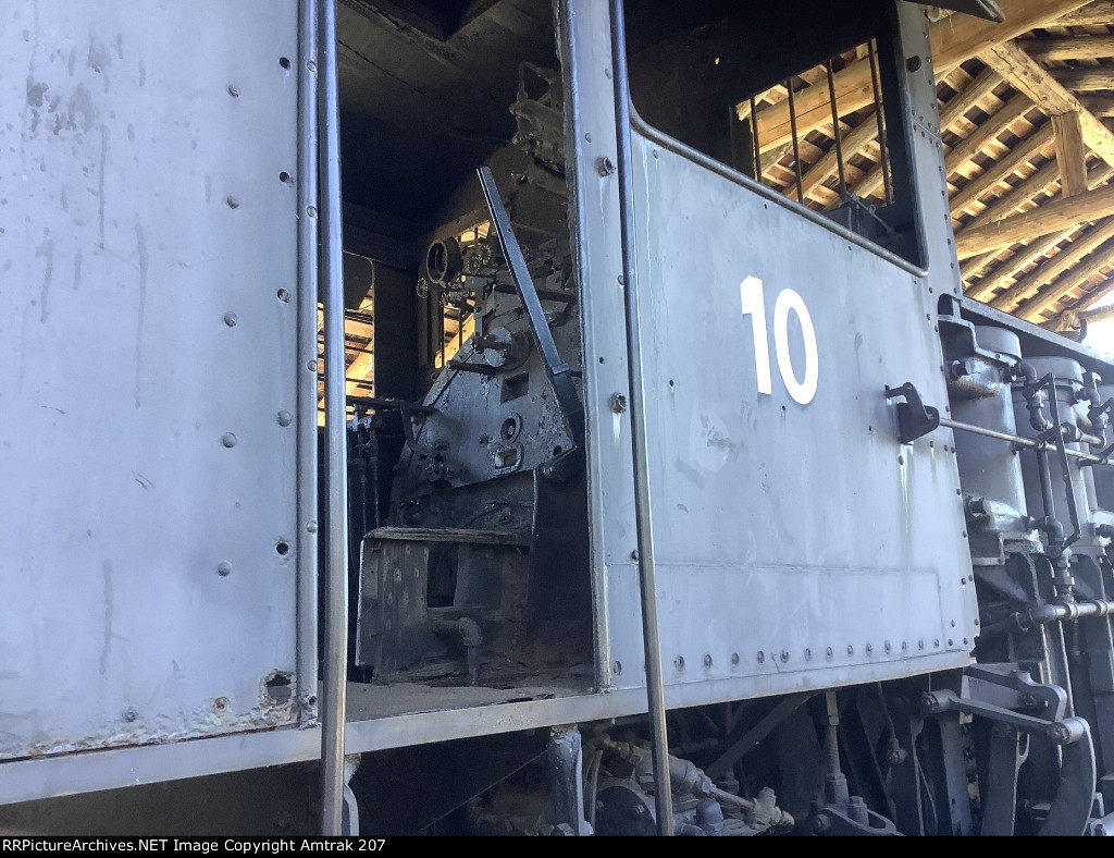 Rayonier Shay 3 Truck #10's Cab at Forks