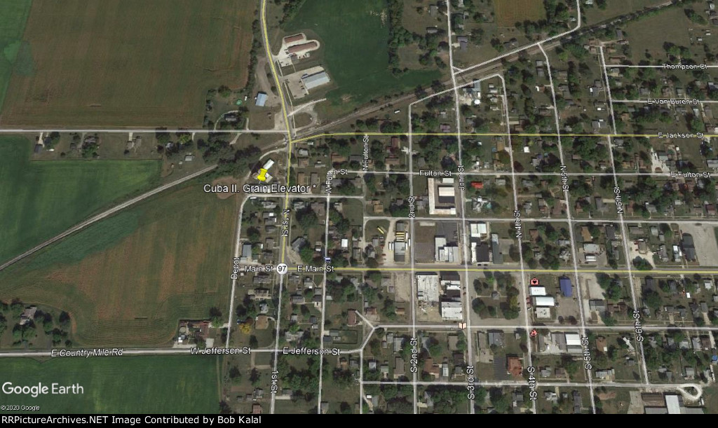 Cuba Il. Grain Elevator Aerial
