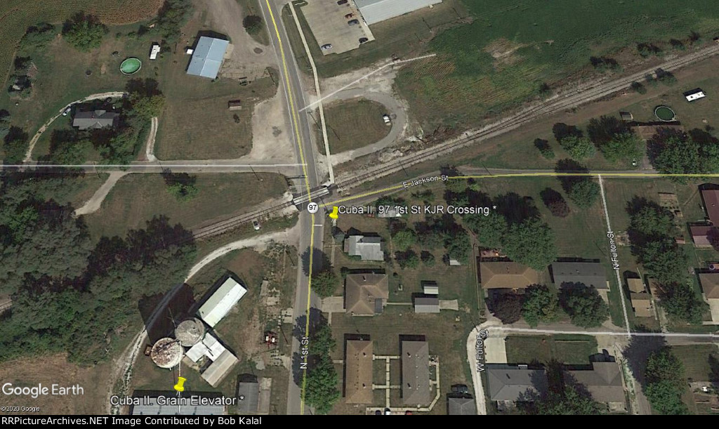  Cuba Il. 97 1st St KJR Crossing Aerial
