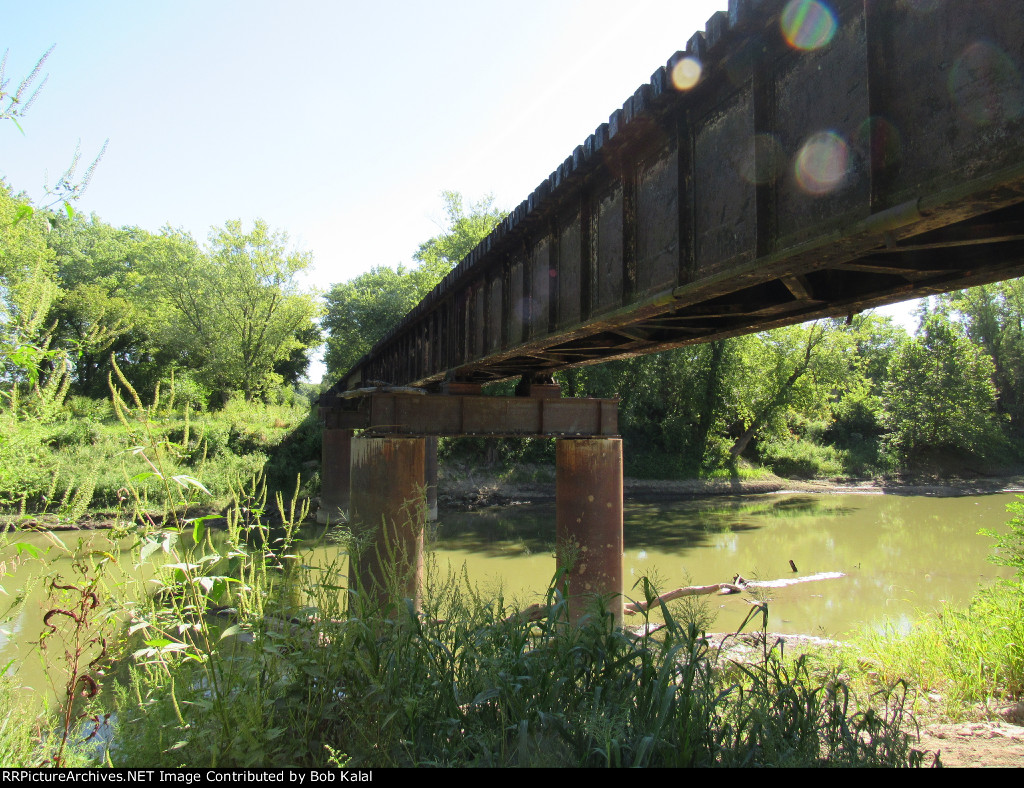 Seville Il. Keokuk Junction Railway main line trestle over Spoon River