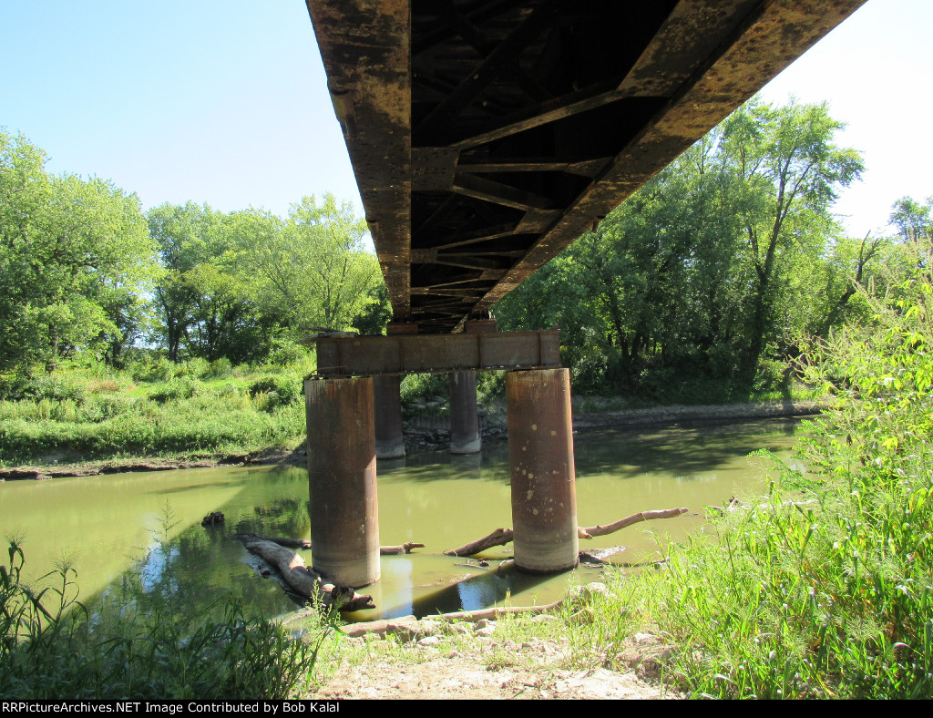 Seville Il. Keokuk Junction Railway main line trestle over Spoon River