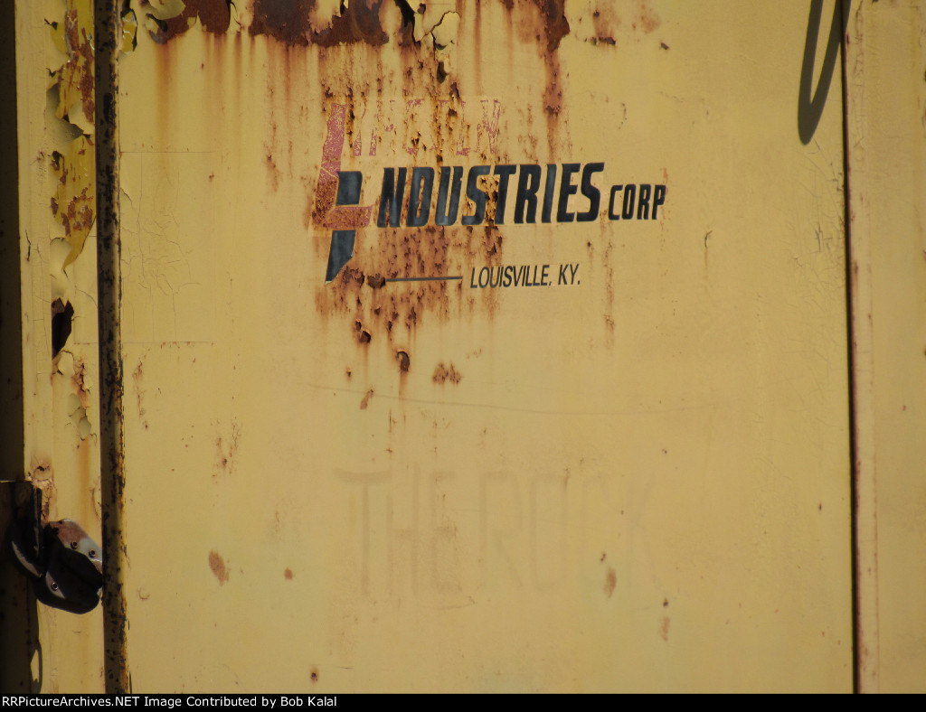 Blandinsville Il. Industries Corp Crane sitting on Grain Elevator Siding