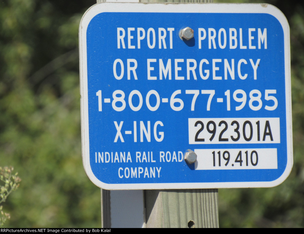 Riverton In. IC Railroad, INRD CNTY RD 775 Crossing