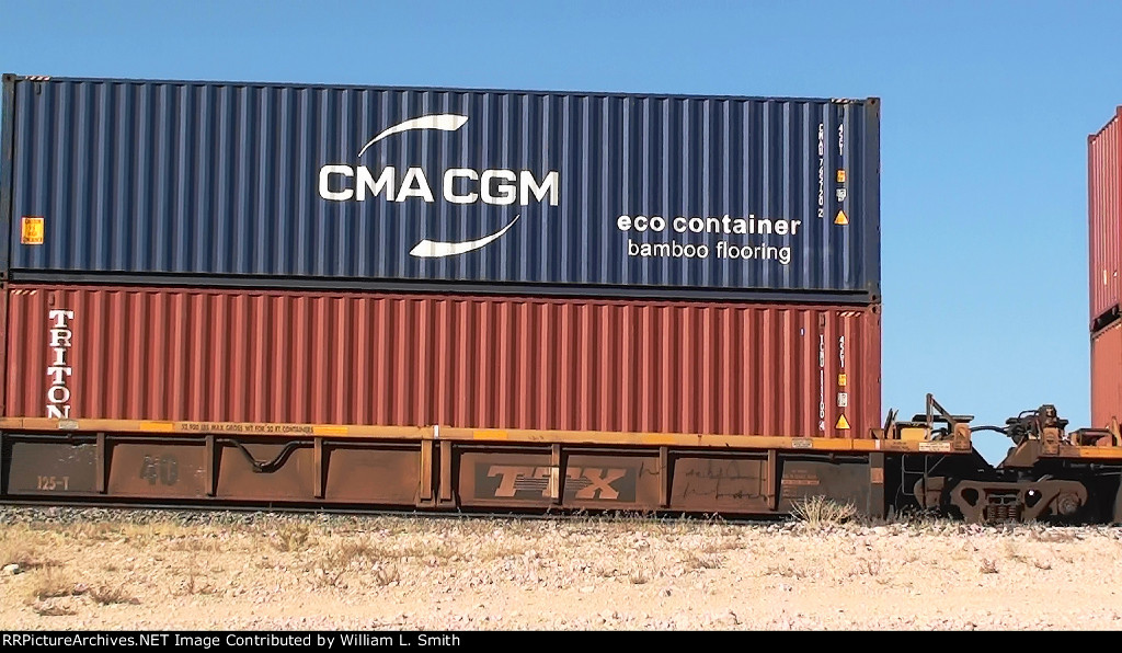 EB Intermodal Frt at Erie NV W-Pusher -53