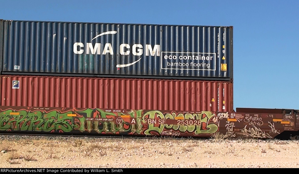 EB Intermodal Frt at Erie NV W-Pusher -64