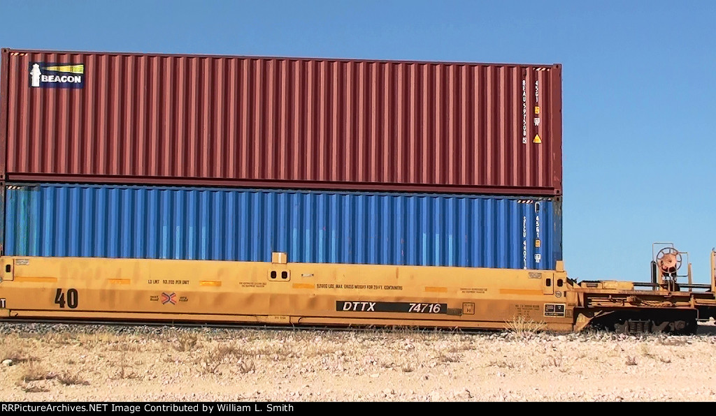 EB Intermodal Frt at Erie NV W-Pusher -77