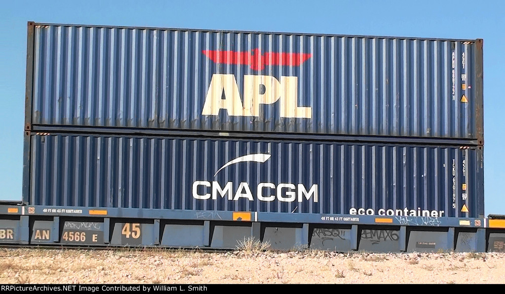 EB Intermodal Frt at Erie NV W-Pusher -8