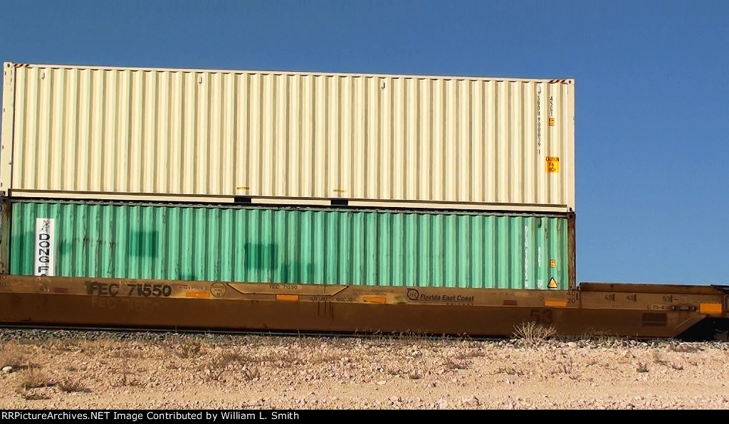 EB Intermodal Frt at Erie NV W-Pusher -95