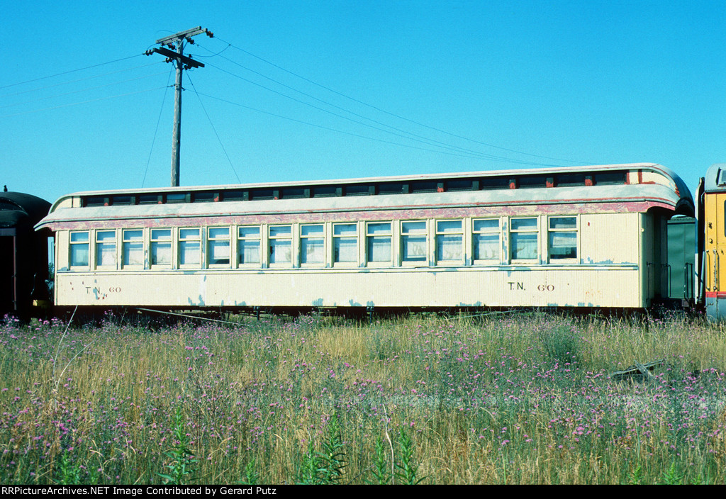 Trans Northern (TN) Wood Coach #60 on E&LS