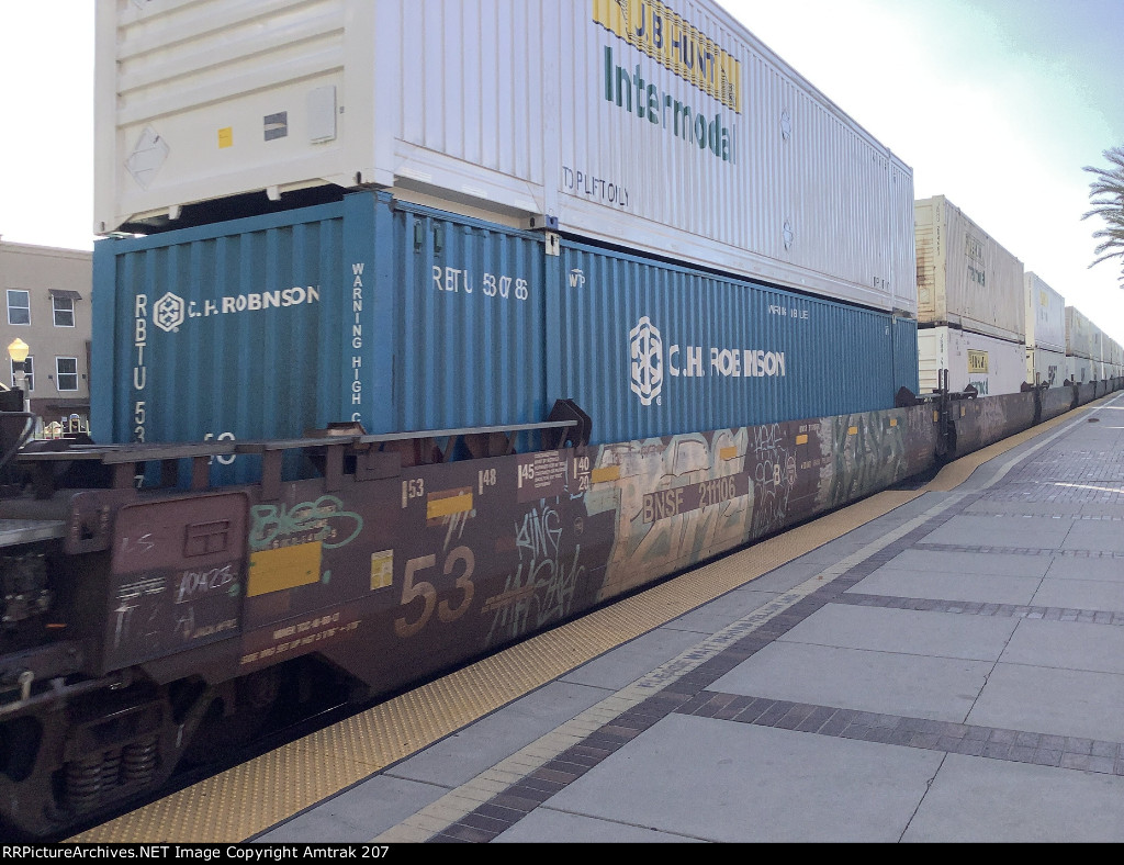 C.H. Robinson Container #530786 Heads East at Fullerton