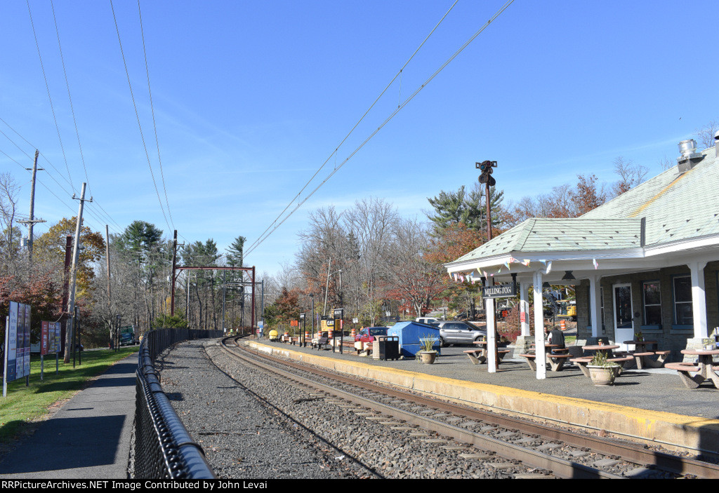 Millington Station-looking west