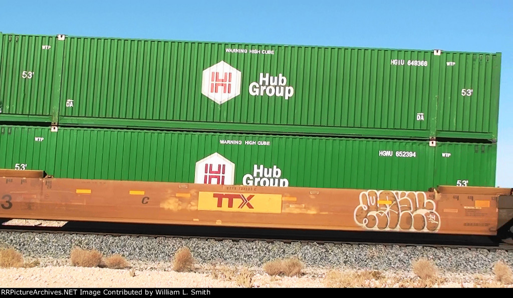 WB Intermodal Frt at Erie NV -W Mid Rrn Slv -188