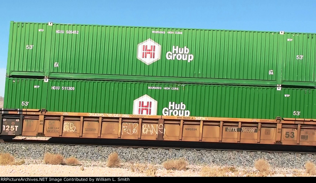 WB Intermodal Frt at Erie NV -W Mid Rrn Slv -193