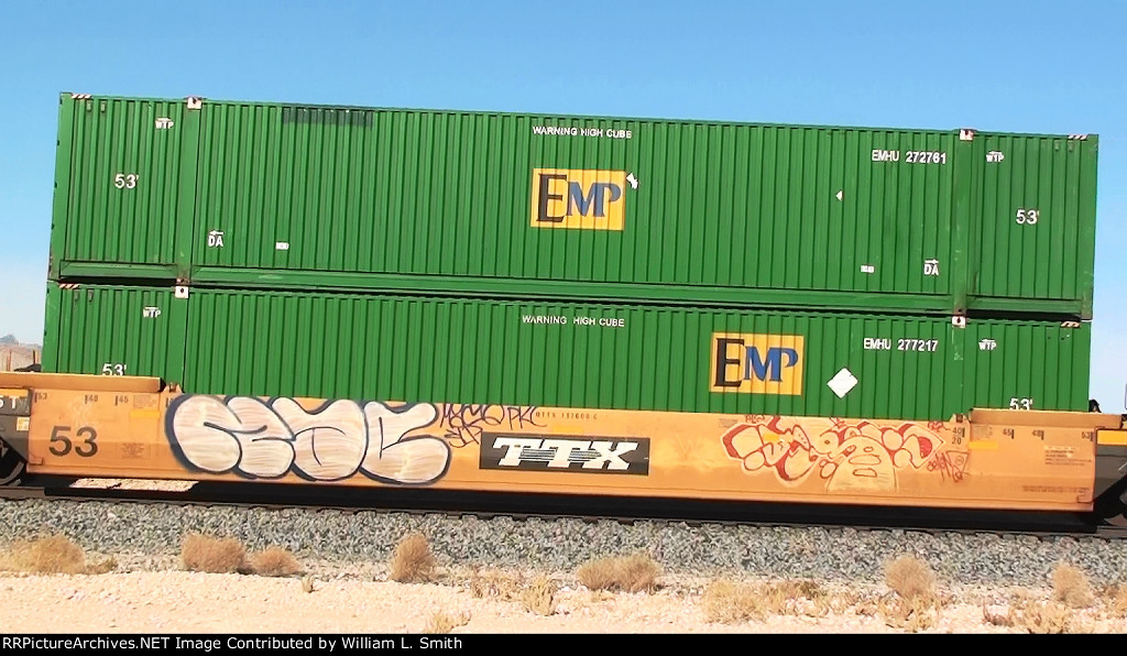 WB Intermodal Frt at Erie NV -W Mid Rrn Slv -36