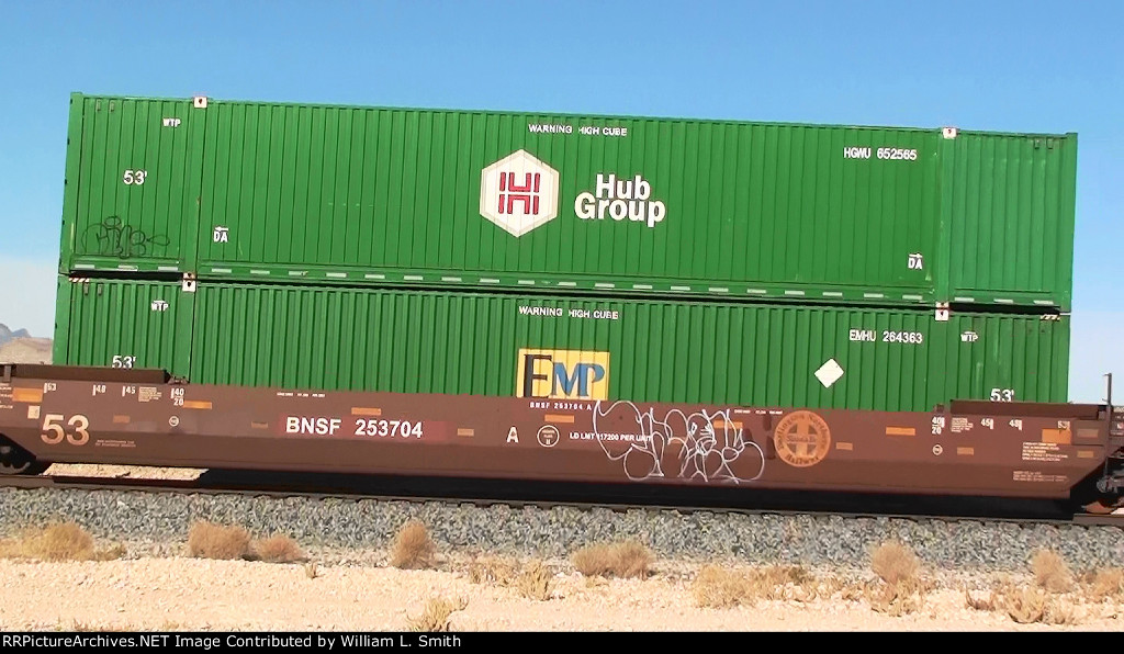 WB Intermodal Frt at Erie NV -W Mid Rrn Slv -74
