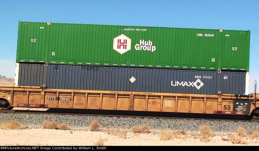 WB Intermodal Frt at Erie NV -W Mid Rrn Slv -77