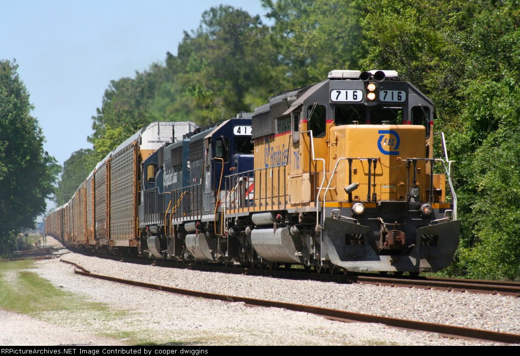 FEC105 with 3 different paint schemes