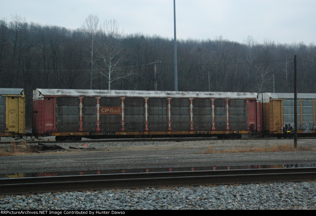 A well worn CP rack.