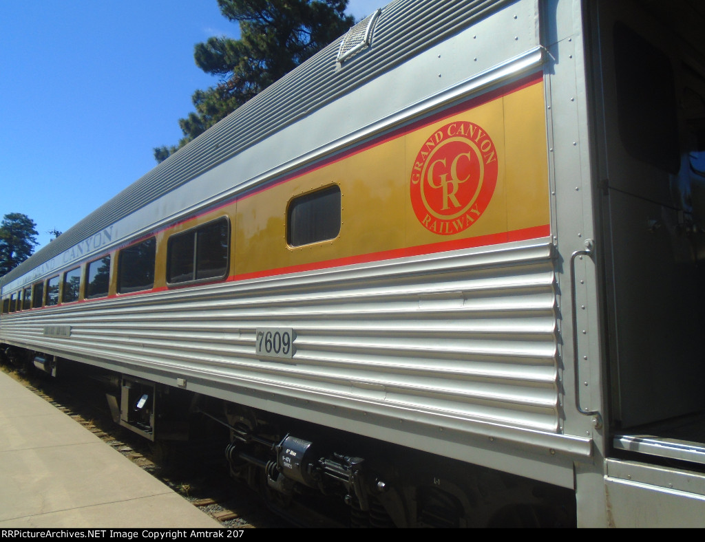 Grand Canyon Railway Passenger Car #7609 "Bright Angel" at Grand Canyon Village 