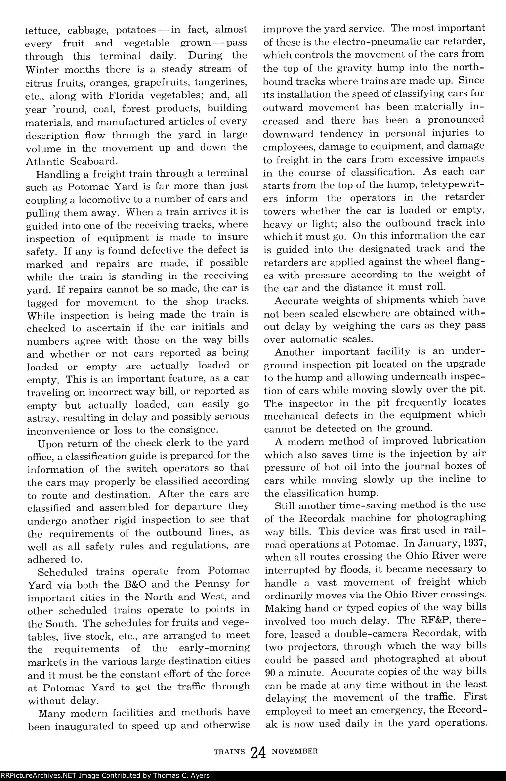 "Potomac Yard, Va.," Page 24, 1940