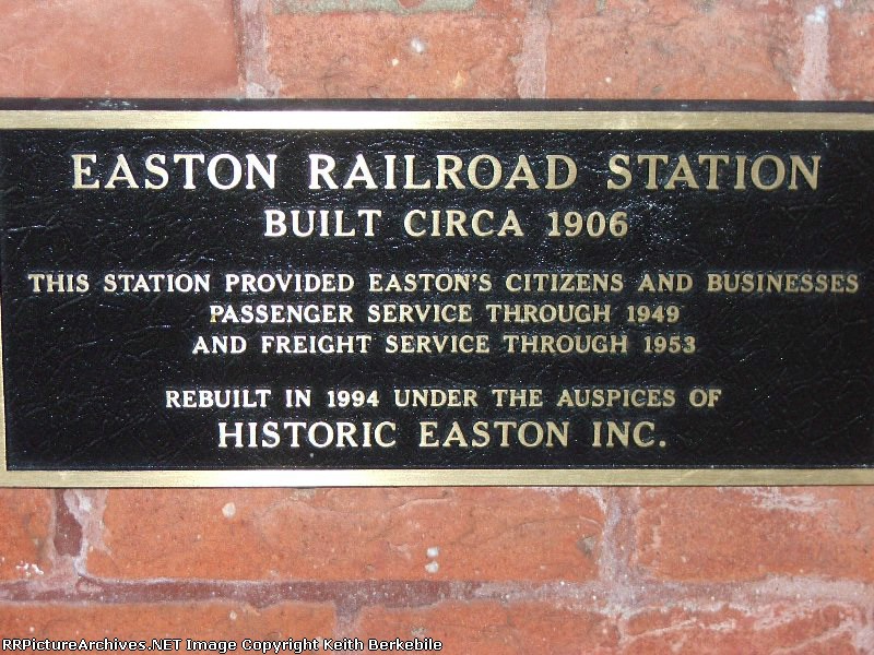 Plaque - Depot Restoration
