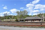 Former NY Central Croton North Station with two Ex-Lackawanna MU cars