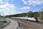 Amtrak Lake Shore Limited Train # 48 passing Croton North Station