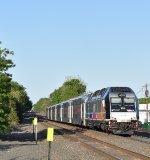 NJT Train # 5448 heading away from Garwood Station