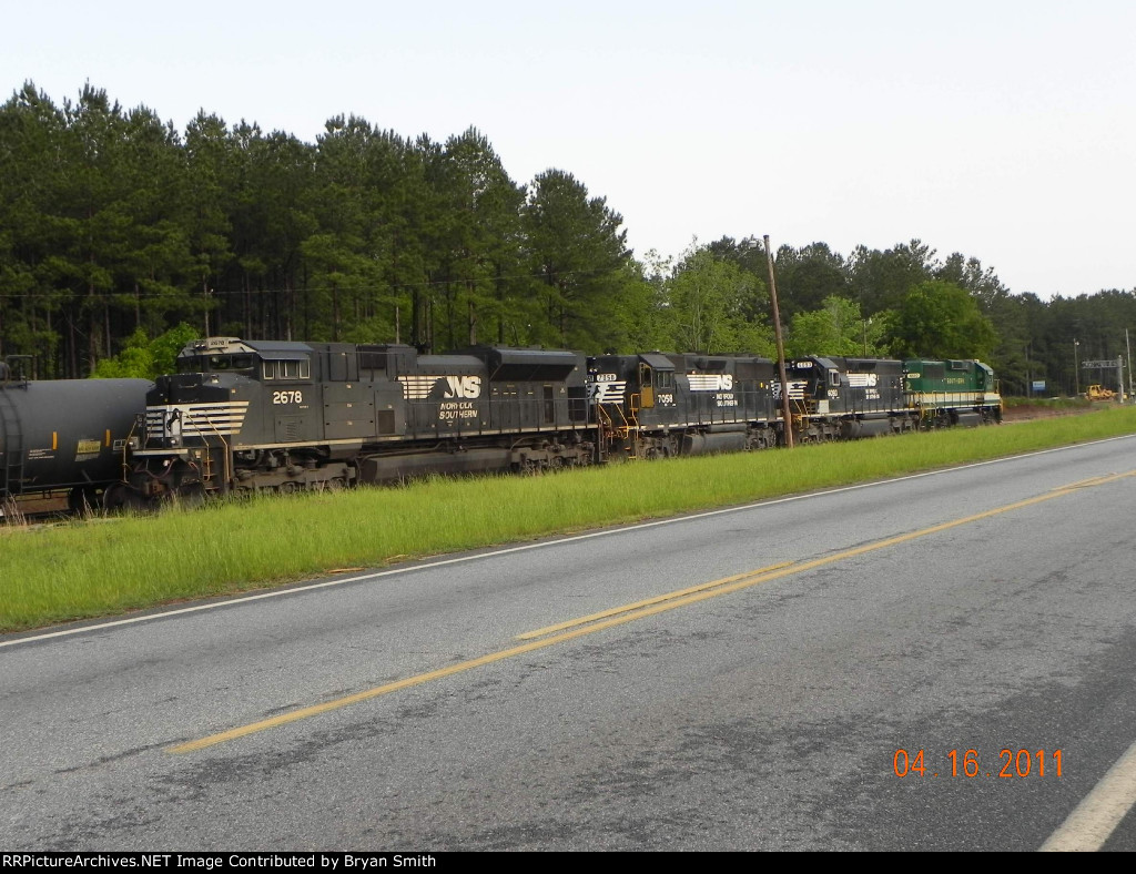 Power on train that derailed
