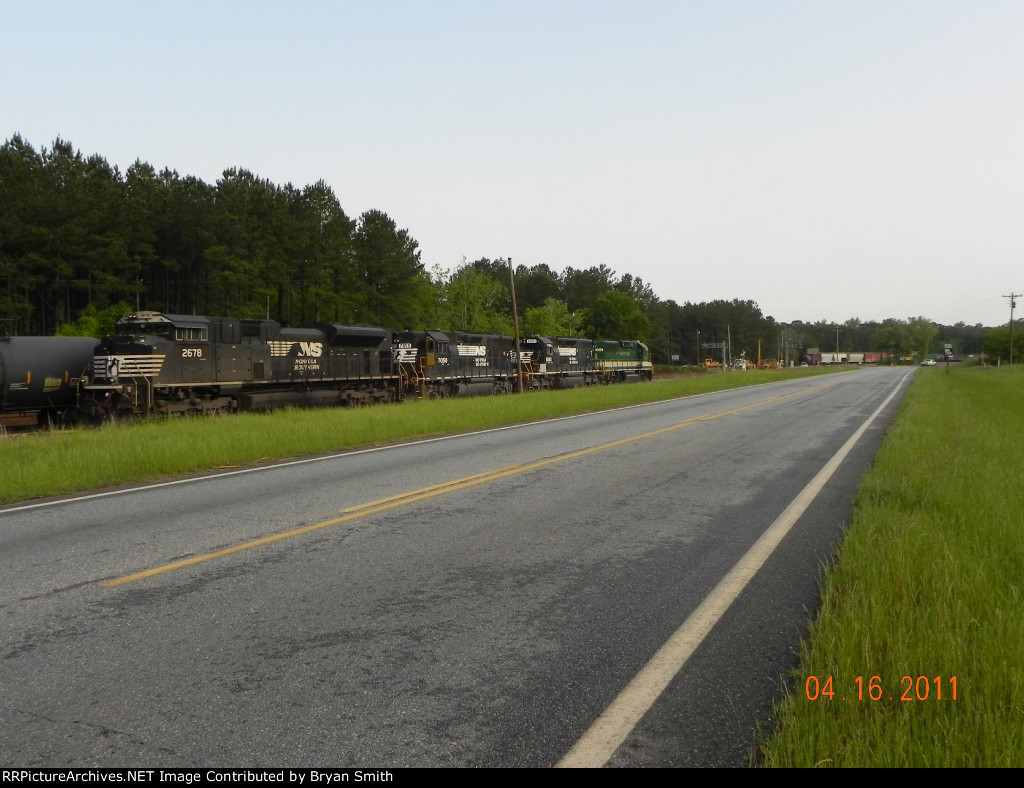 Power on train that derailed