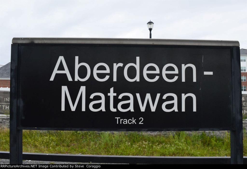 Track 2 Station Sign