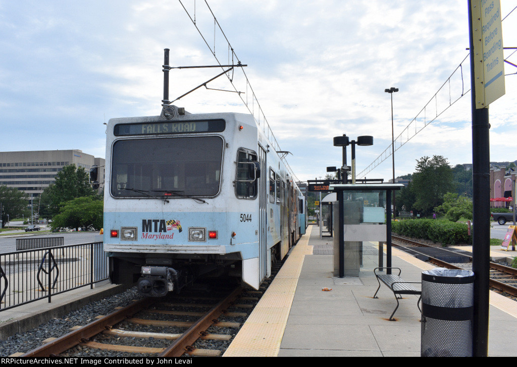 MTA Maryland Light Rail at Hunt Valley Terminal