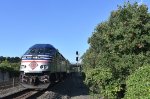 VRE Spoysylvania Bound Train arriving into Franconia-Springfield Station