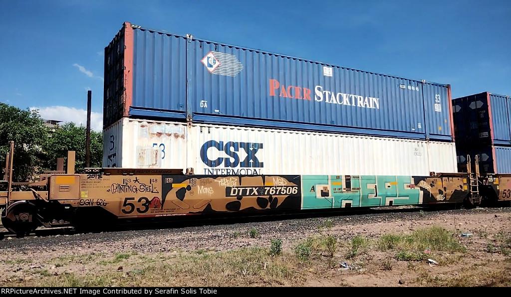 DTTX 767506 "A" UMXU 896645 Ex PACU UMXU 930231 Ex CSX