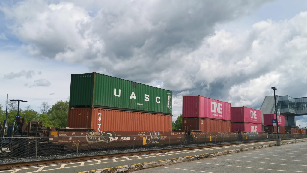 BNSF 255040 (Triple Well Car Altogther)