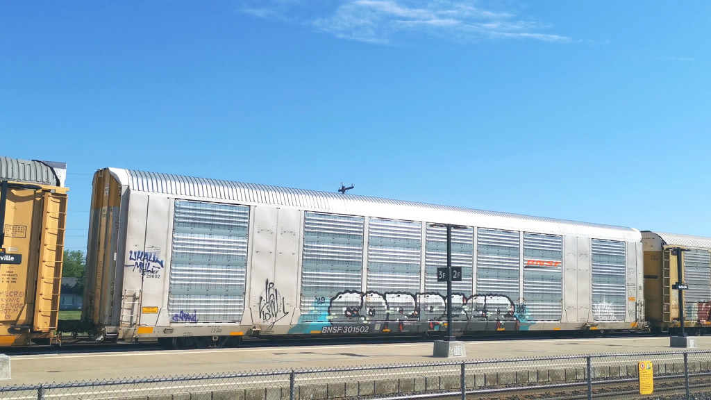 BNSF 29602 (Body) BNSF 301502 (Flat)