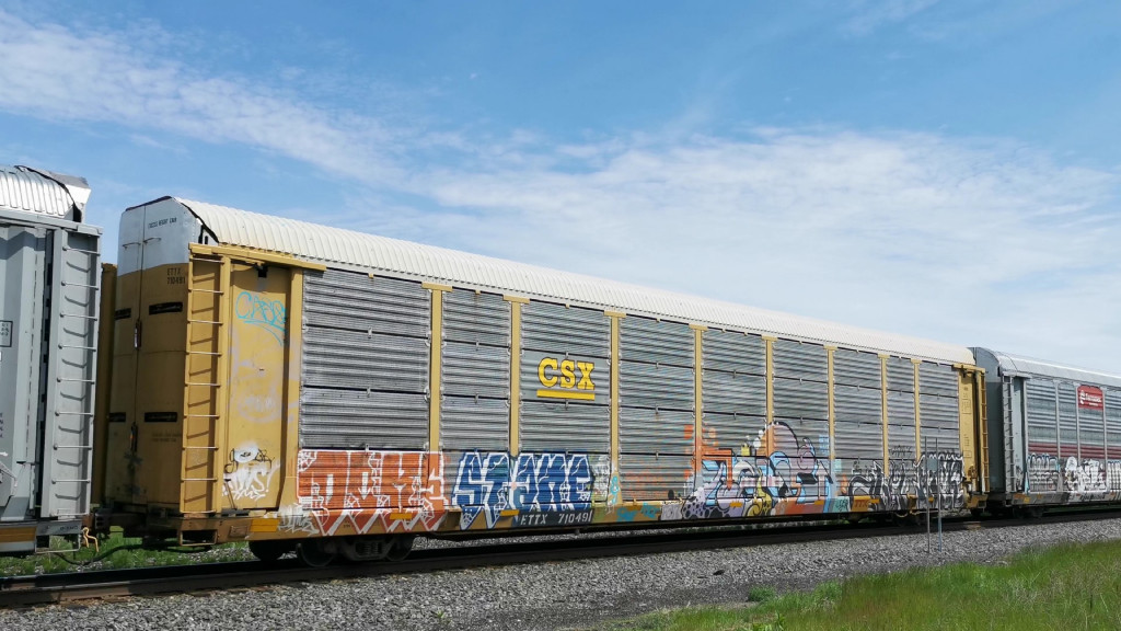 CSX T9060 (Body) ETTX 710491 (Flat)