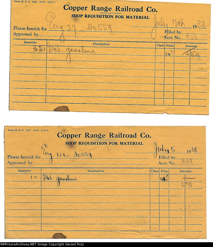 Recovered Copper Range Records