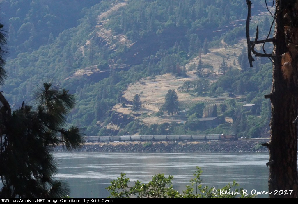 DPU on a Westbound Grain Train