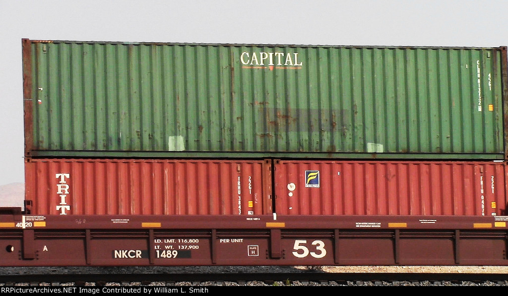 EB Intermodal Frt at Erie NV W-Puhr  -98