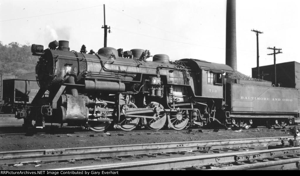 BO 0-8-0 #713 - Baltimore & Ohio