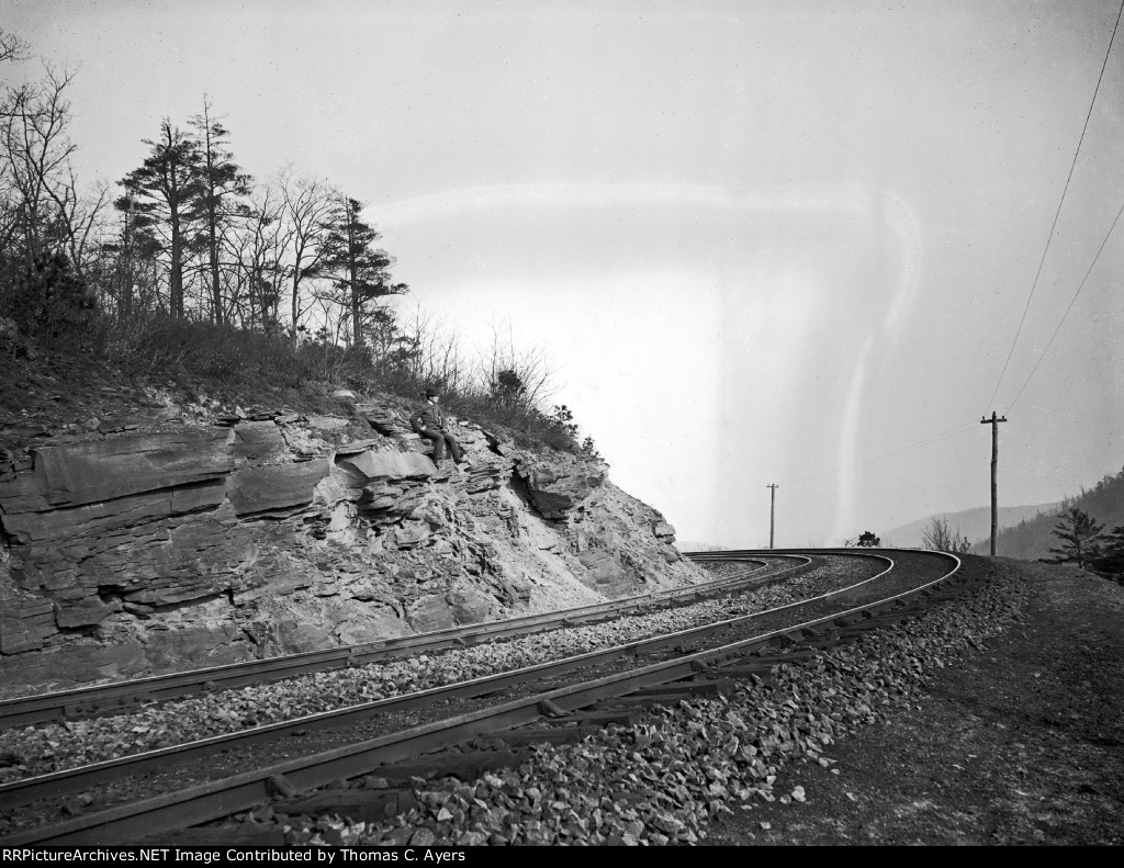 PRR Horseshoe Curve, #3 of 4, c. 1895