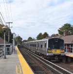 LIRR M7 Set heading away from Garden City Station
