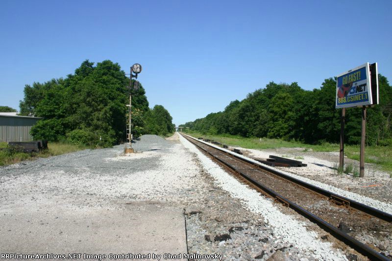 New ballast and ties on the Porter Branch