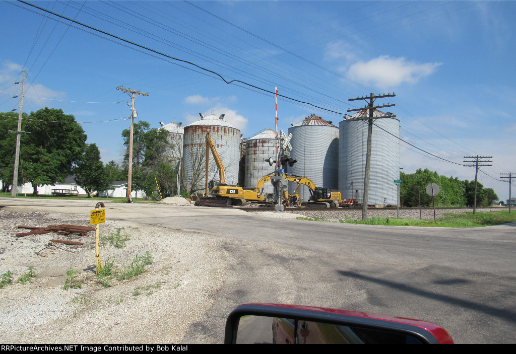 tear down machines still on site